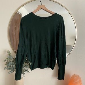 Emerald Green Ann Taylor Factory Sweater Size Medium